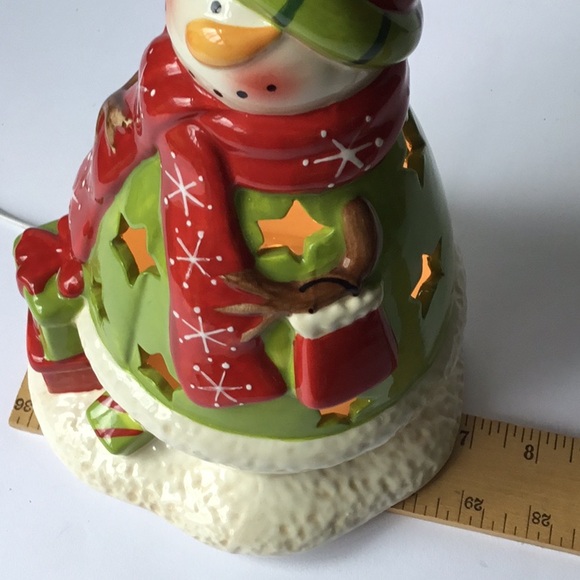 10” Christmas Snowman Holiday Decor Lightening - Picture 14 of 14